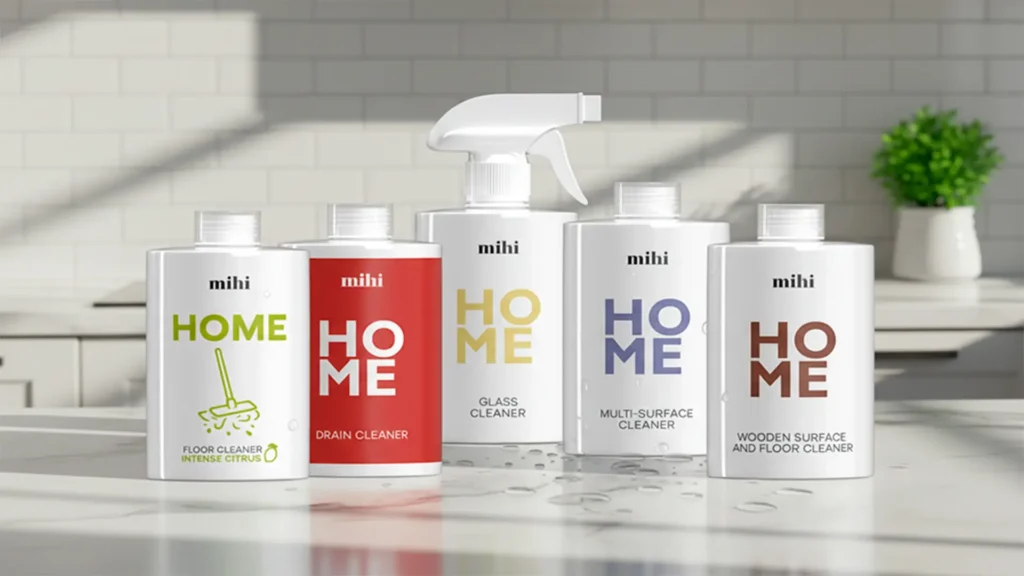 Produits entretien Mihi : économie et efficacité écologique pour la maison.